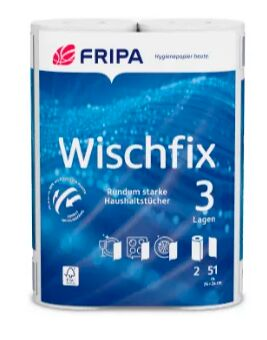 Fripa Wischfix Küchenrolle - 2 Rollen