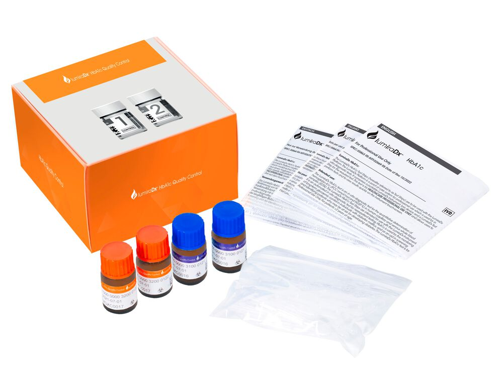 Roche LumiraDx Quality Controls Kontrolllösungen HbA1c - 1 Pack  á  3 Stück 
