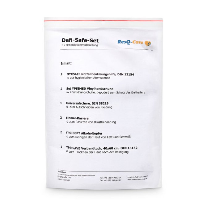 ResQ-Care - iPAD CU-SP1 Halbautomat AED Defibrillator - Aktionspaket 