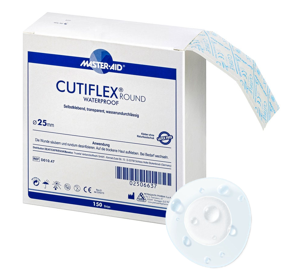 Trusetal CUTIFLEX® - Folienpflaster Ø 25 mm - 150 Stück