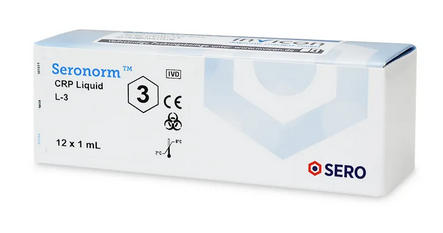 Seronorm™ CRP Liquid L-3 Kontrolllösung zu Colibri Plus - 12 Stück