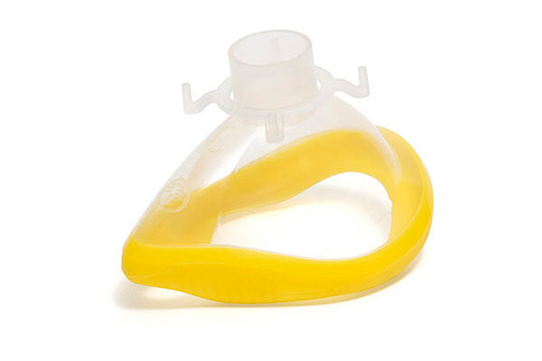 Intersurgical ClearLite™ Anästhesiemaske mit Hakenring | 3, Erwachsene klein