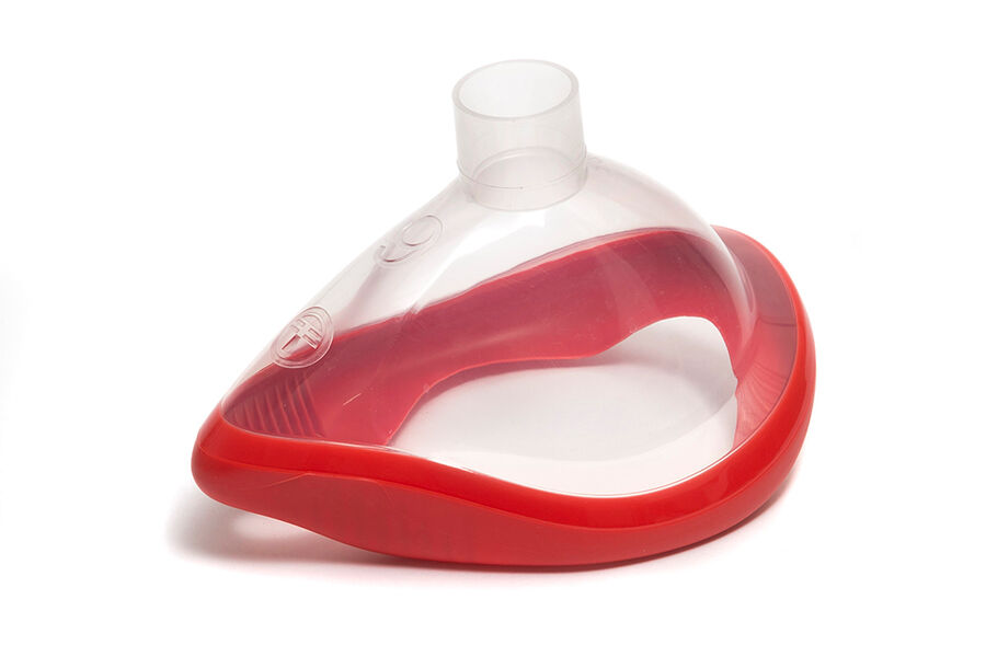 Intersurgical ClearLite™ Anästhesiemaske ohne Hakenring | 6, Erwachsene extra groß 