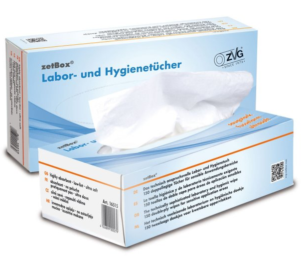 ZVG Mehrzwecktücher zetBox® 22 x 21 cm (1 Pack  à  150 Stück)