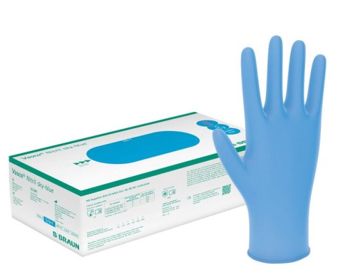 Vasco Nitril sky-blue - puderfrei, latex und thiuramfrei, Gr. L, 100 Stück