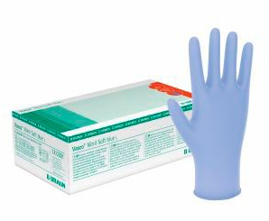 Vasco Nitril soft - puderfrei, latexfrei, blau, Gr. S, 200 Stück