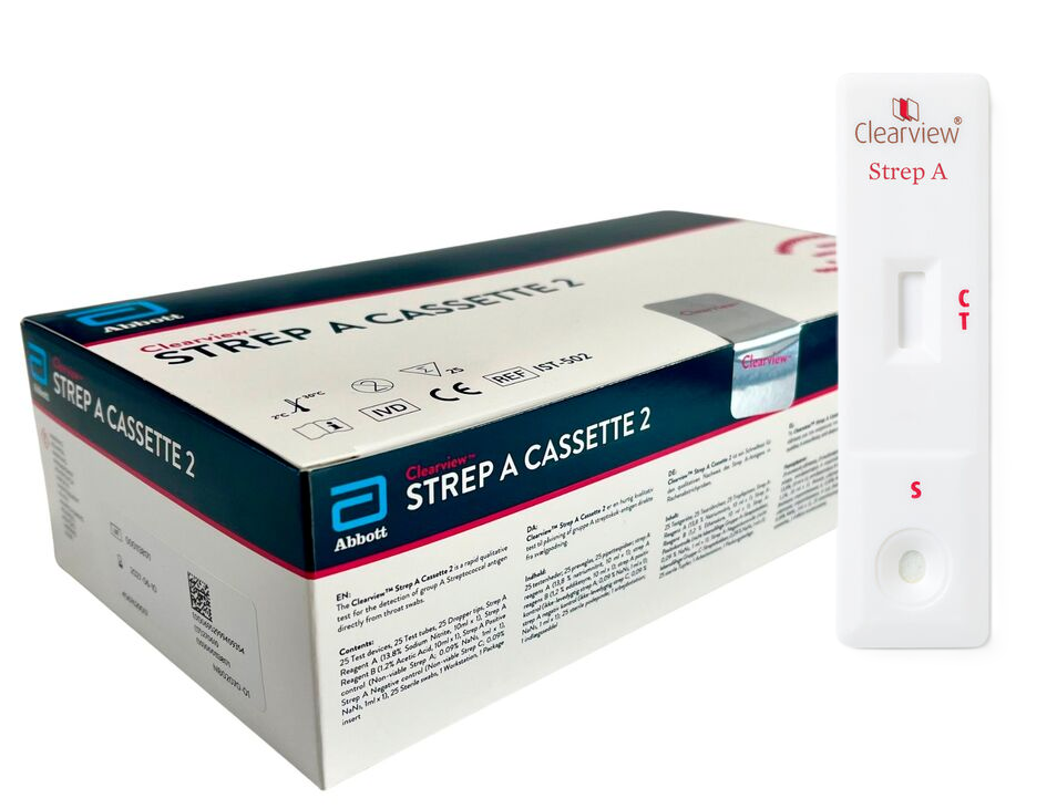 Abbott Clearview® Streptokokken A Dev Testkassette - 25 Stück - Produktbild 1