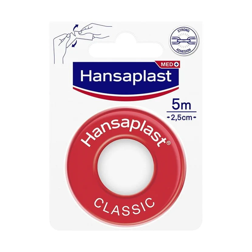 Beiersdorf Hansaplast® Fixierpflaster Classic 5 m x 2,5 cm - 10 Rollen