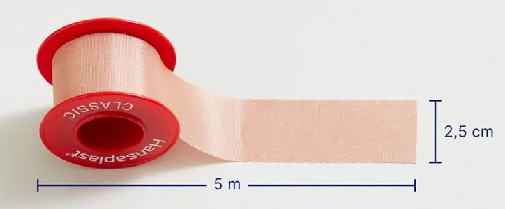 Beiersdorf Hansaplast® Fixierpflaster Classic 5 m x 2,5 cm - 10 Rollen