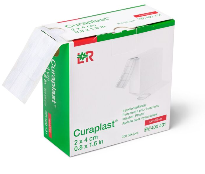 Lohmann & Rauscher - Curaplast-Injektionspflaster sensitiv - 2 x 4cm - 250 Stück