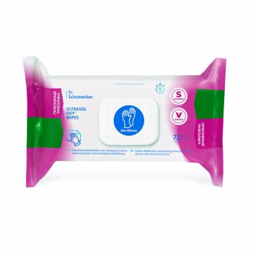 Dr. Schumacher ULTRASOL OXY® WIPES Flächendesinfektionstücher Flowpack, 72 Tücher - Produktbild 1
