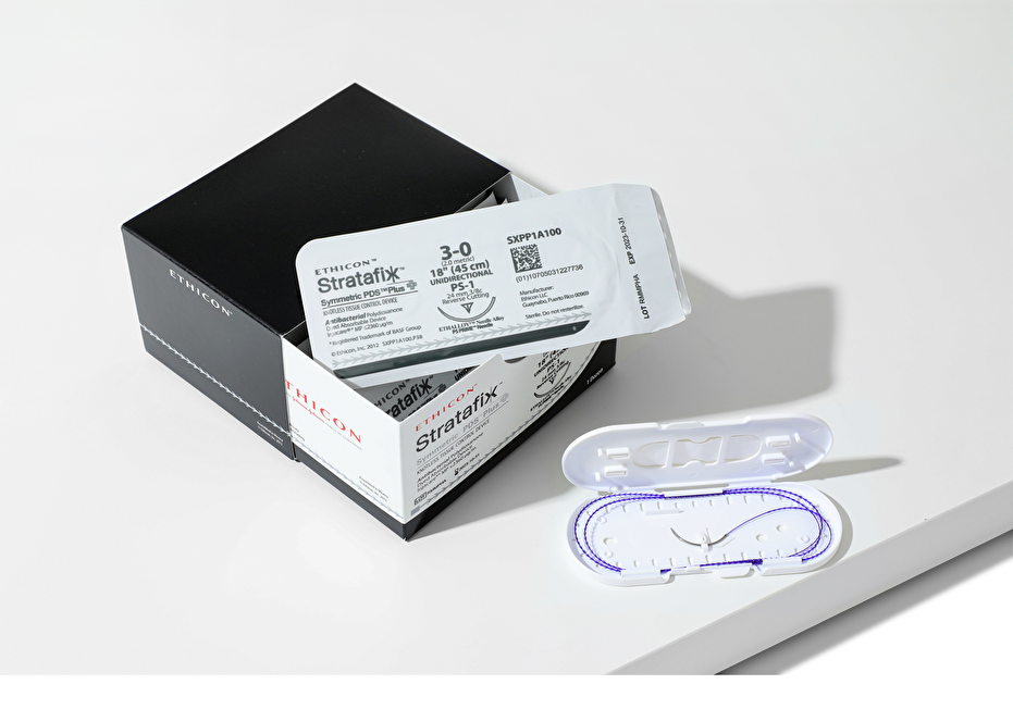 Ethicon STRATAFIX™ Symmetric PDS™ Plus unidirektional selbstsicherndes Nahtmaterial OS6, 1, 60 cm - 12 Stück - Produktbild 2