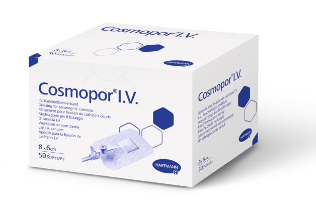 Hartmann - Cosmopor I.V. Kanülenfixierverand, 8 x 6 cm, 50 Stück