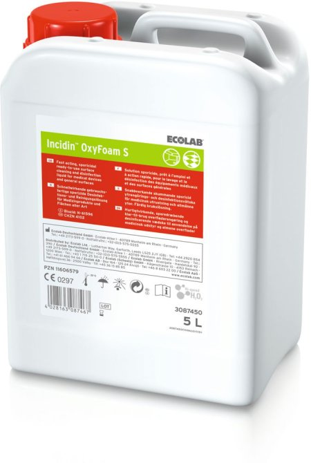 Ecolab Incidin™ OxyFoam S Reinigungs- und Desinfektionsschaum 5.0 L 