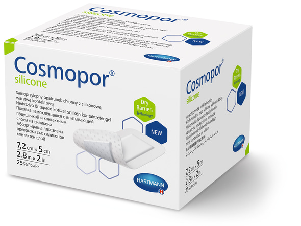 Hartmann Cosmopor® silicone Wundschnellverband -  7,2 x 5 cm, 25 Stück