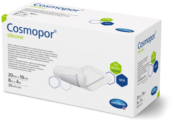Hartmann Cosmopor® silicone Wundschnellverband - 20 x 10 cm, 25 Stück