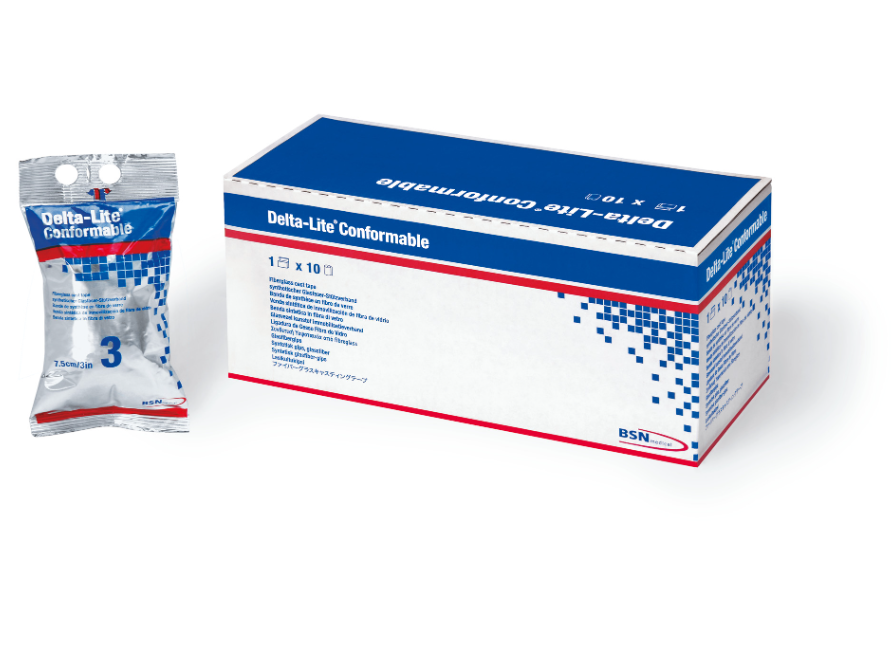 Essity Delta-Lite Conformable - 3,6 m x 5,0 cm - blau - 10 Stück