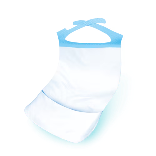 TENA Bibs | Einmal-Schutzservietten für Erwachsene - 37 x 66 cm - 150 Stück