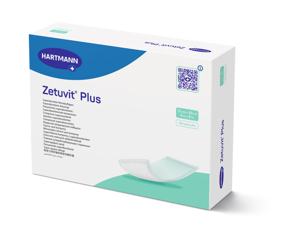 Hartmann Zetuvit® Plus steril Saugkompresse - 15 x 20 cm -  10 Stück