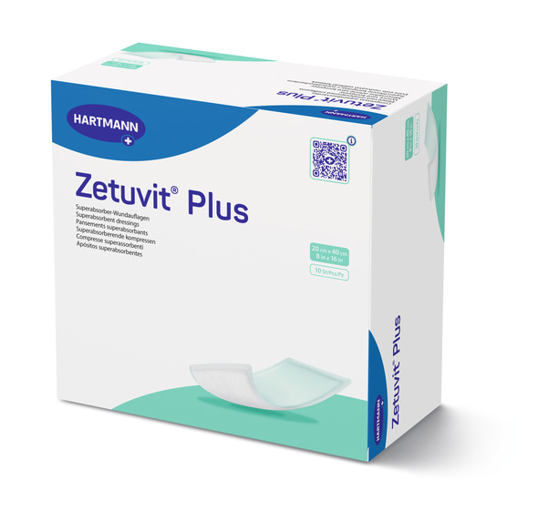 Hartmann Zetuvit® Plus steril Saugkompresse - 20 x 40 cm -  10 Stück