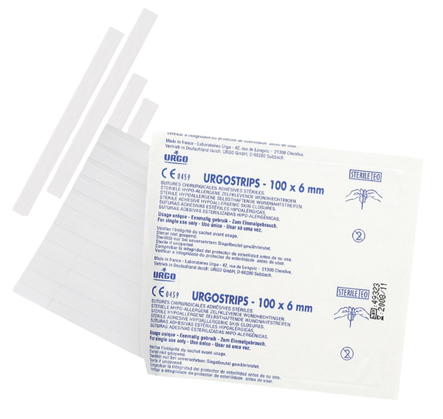 Urgo Urgostrips Wundnahtstreifen, 75 x 3 mm, 50 x 5 Stück
