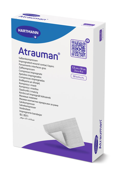 Atrauman Hartmann - 7,5 x 10 cm - 50 Stück