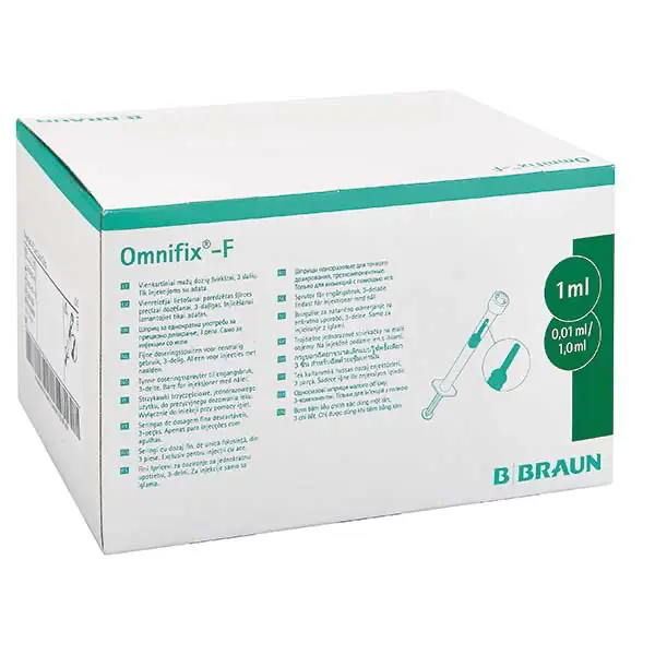 B. Braun Omnifix® F Solo - 1 ml