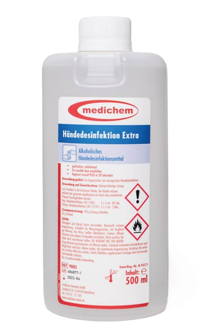 medichem Händedesinfektion Extra 500 ml