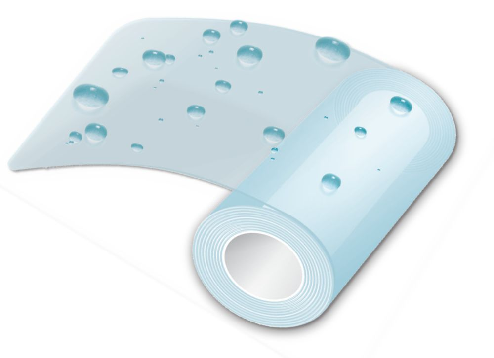 Trusetal Fixierfolie ROLLFLEX acquastop - 10 cm x 2 m - 1 Rolle
